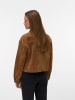Vero Moda Jacke aus Wildleder in Tobacco Brown