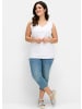 sheego Tanktop in ecru