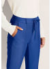 MADELEINE Stretchhose mit Tunnelzug in royalblau