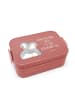Mr. & Mrs. Panda Lunch Box Pinguine Kuscheln Motiv mit Spruch in Rot Pastell