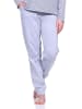 NORMANN Schlafanzug Pyjama Hose lang Mix & Match in Grau