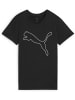 Puma T-Shirt "W TAD ESSENTIAL Heather Logo Tee" in Schwarz