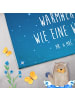 Mr. & Mrs. Panda Gästehandtuch Sternzeichen Waage mit Spruch in Sternenhimmel Blau