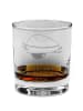 Mr. & Mrs. Panda Whiskey Glas Avocado Yoga mit Spruch in Transparent