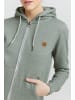 Oxmo Kapuzensweatjacke OXCelia in Grau