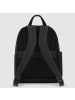 Piquadro Black Square Rucksack Leder 36 cm Laptopfach in black