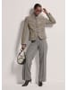 MADELEINE Verkürzter Wollblazer mit Stehkragen, Taschen in taupe / graphit
