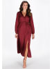 faina Women Dress in burgundy