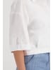 monari Verkürzte Bluse mit Oversize-Schnitt in Weiss