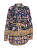 usha FESTIVAL Damen Bluse in Marine Mehrfarbig