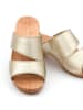 Woody Sandale in gold