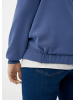 TRIANGLE Sweatshirt Jacke langarm in Blau