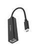 COFI 1453 USB-C zu Ethernet Adapter 1000 Mbit/s Ethernet-Netzwerk in Schwarz