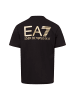 EA7 T-Shirt in schwarz gold