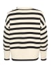 Kaffe Strickpullover KAmarie Loose fit in Ant. white/Black Stripe