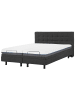 Beliani Doppelbett DUKE in Grau - (W) 181 x (H) 102 x (L) 216 cm