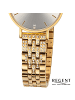 Regent Analog-Armbanduhr Regent Metallarmband gold klein (ca. 28mm)