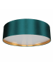 Licht-Erlebnisse Deckenlampe Ø 60 x (H)16.5 cm in Grün Grün GoldGrün Grün Gold