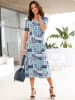 WITT WEIDEN Jersey-Kleid in marine-ozean-bedruckt