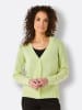 creation L Strickjacke in pistazie-meliert