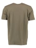 OS-Trachten T-Shirt Najio in khaki/schlamm