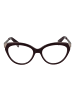 Yohji Yamamoto Unisex Optische Fassungen Katzenauge Lila