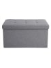 SONGMICS Sitzbank Minota in Hellgrau - (B)76.1 x (H)38.1 x (T)38.1 cm