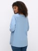 sheego Langarm-Shirt in eisblau