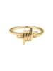 KUZZOI Ring 925 Sterling Silber in Gold