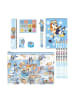 Bluey Schul-Schreibwaren-Set Etui mit Stiften, Lineal & mehr für Kinder