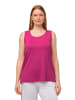 Ulla Popken Strick-Top in fuchsia pink