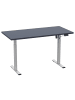 VCM  Schreibtisch Lona elektrisch verstellbar 160 x 80 in Silber / Anthrazit