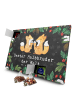 Mr. & Mrs. Panda Adventskalender Fuchs Bester Halbbruder der Wel... in Kreidetafel