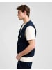 Lee Weste Mixed Media Ww Vest in Rivet Navy
