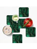 OnlyWow Glasuntersetzer 6er-Set Malachit