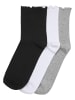 Urban Classics Basic Socks in black+white+heathergrey