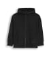 Coccodrillo Baumwoll-Strickjacke mit Reißverschluss in schwarz