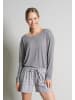 Tom Tailor Kurze-Hose Victoria in grau-mittel-Allover