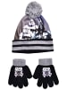 Star Wars 2-tlg. Winter Set: Star Wars Mütze & Handschuhe in Grau