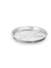 relaxdays 100 x Aluschalen in Silber - (H)2,5 x Ø 27,5 cm