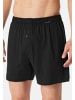 Schiesser Boxershorts Singel-Jersey in Schwarz