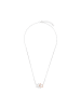 Amor Kette mit Anhänger Silber 925, teilrhodiniert in Bicolor
