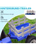HOMCOM 12V Kinder Aufsitztraktor 3-6 Jahre Blau