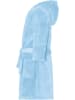 Playshoes Fleece-Bademantel uni in Bleu