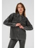 Kaffe Jacke KAjaiden Loose fit in Dark grey washed denim