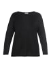 sheego Longpullover in schwarz