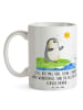 Mr. & Mrs. Panda Tasse Mutig zu sich selbst stehen mit Spruch in Weiß