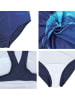 Aquarti Mädchen Badeanzug Chlorresistent Muscleback Wassersport in blau Modell 1