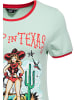 Queen Kerosin Shirt "Contrast T-Shirt Deep in Texas" in Grün