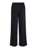Vila Wide Leg Hose in Black Beauty